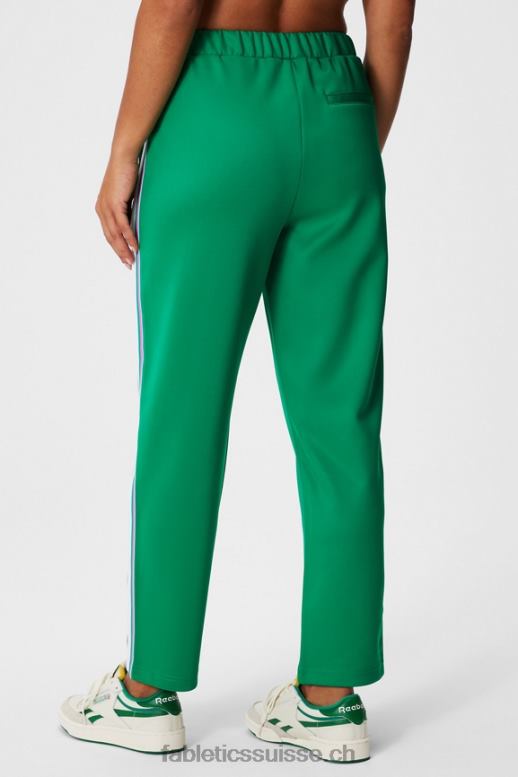 femmes pantalon fuselé en tricot B0B6R34 vert gazon/rayures multiples Fabletics