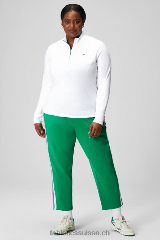femmes pantalon fuselé en tricot B0B6R35 vert gazon/rayures multiples Fabletics