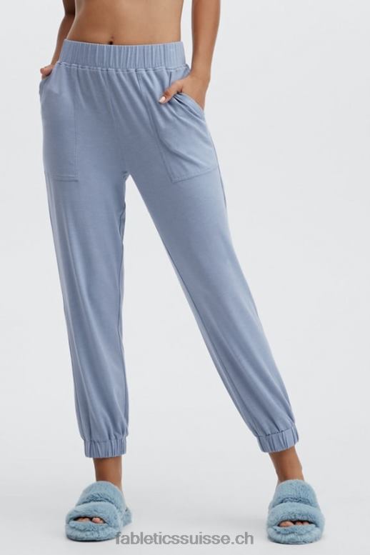 femmes pantalon fuselé restoreknit B0B6R78 blanc classique/marine collégiale/graphique de tennis Fabletics