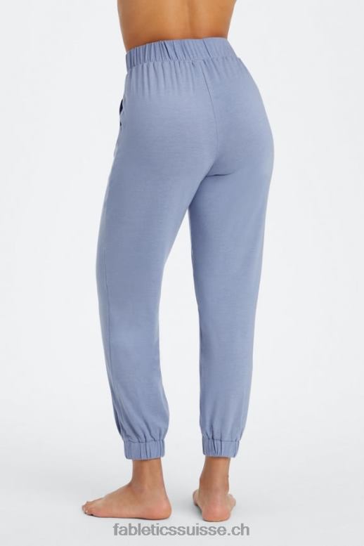 femmes pantalon fuselé restoreknit B0B6R78 blanc classique/marine collégiale/graphique de tennis Fabletics