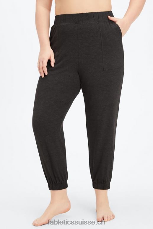 femmes pantalon fuselé restoreknit B0B6R82 noir/micro point Fabletics
