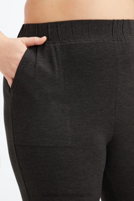 femmes pantalon fuselé restoreknit B0B6R82 noir/micro point Fabletics
