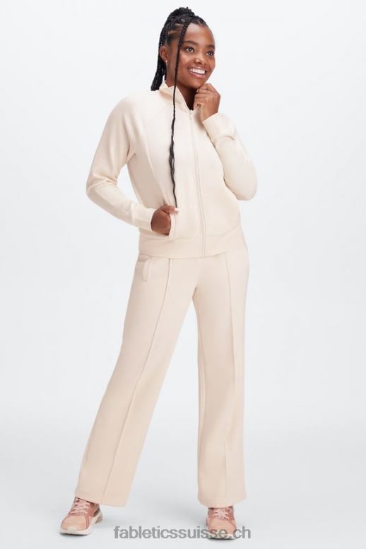 femmes pantalon large en interlock pelucheux B0B6R118 brique/multiple Fabletics