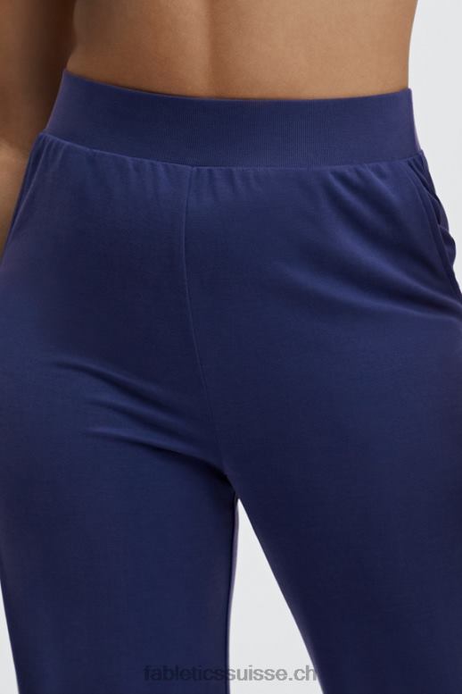 femmes pantalon large en maille élégante B0B6R193 blanc/rose peluche multi Fabletics