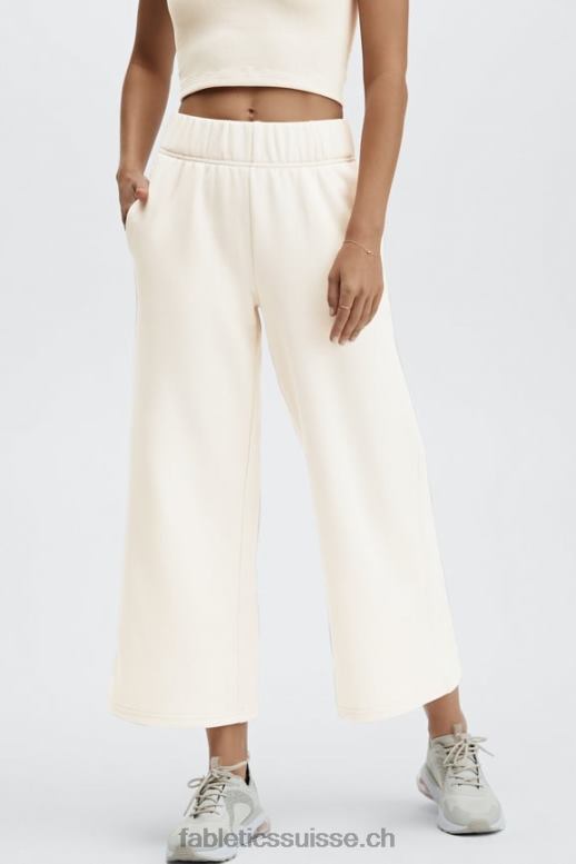 femmes pantalon large jamie B0B6R191 blanc/goutte de citron/sorbet orange Fabletics