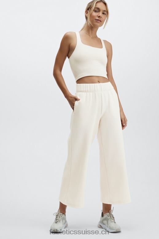 femmes pantalon large jamie B0B6R191 blanc/goutte de citron/sorbet orange Fabletics