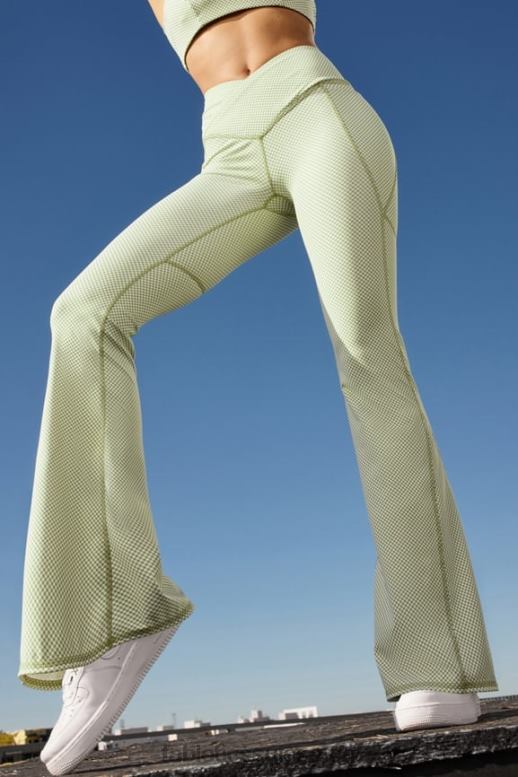 femmes évasé croisé à taille haute B0B6R43 marine foncé/bleu électrique Fabletics