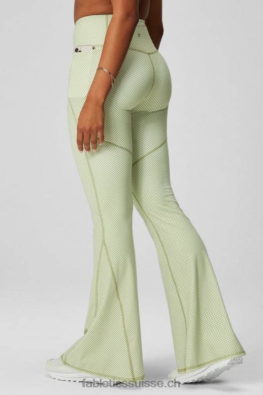 femmes évasé croisé à taille haute B0B6R43 marine foncé/bleu électrique Fabletics