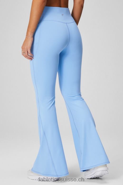 femmes évasé croisé à taille haute B0B6R44 noir/fumé Fabletics