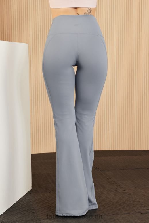femmes évasé taille ultra haute pureluxe B0B6R10 vert gazon/rayures multiples Fabletics