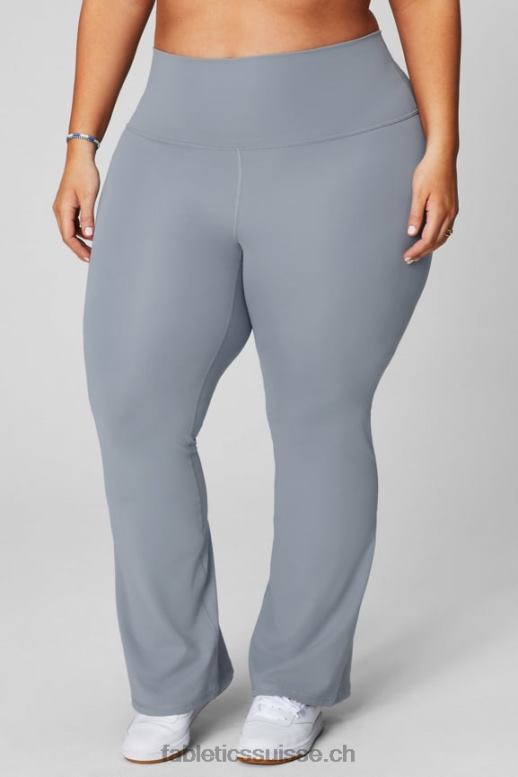 femmes évasé taille ultra haute pureluxe B0B6R11 vert gazon/rayures multiples Fabletics
