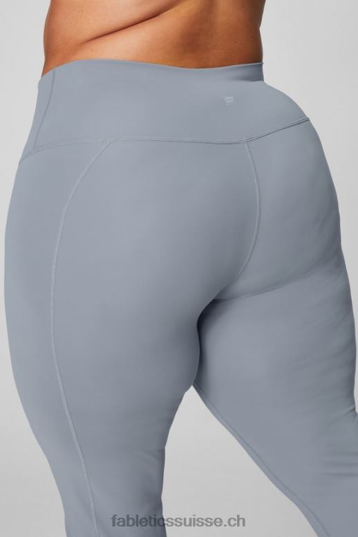 femmes évasé taille ultra haute pureluxe B0B6R11 vert gazon/rayures multiples Fabletics
