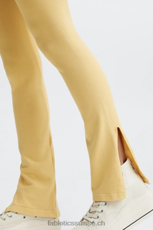 femmes évasement fendu taille haute sans couture nuage B0B6R5 orange passion/argent réfléchissant Fabletics