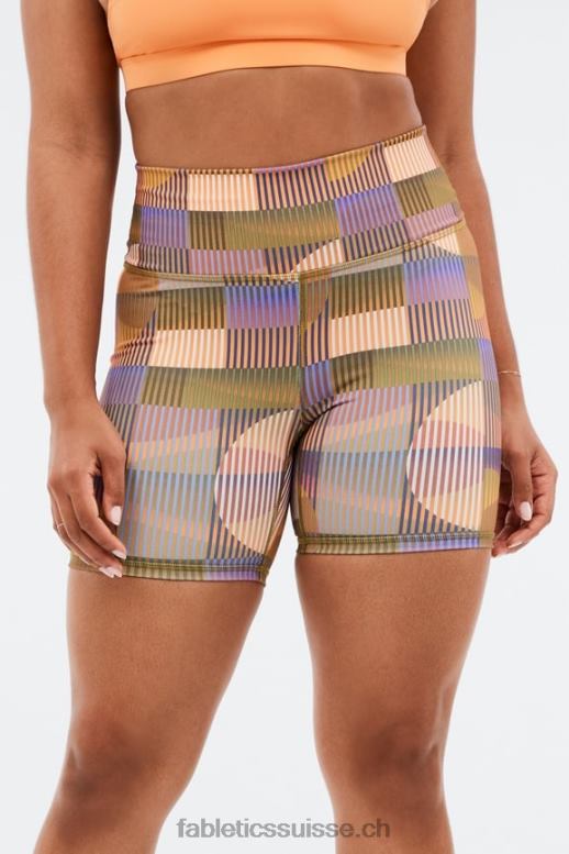 femmes Définir le short taille haute 6'' B0B6R582 aigrette/club d'athlétisme Fabletics
