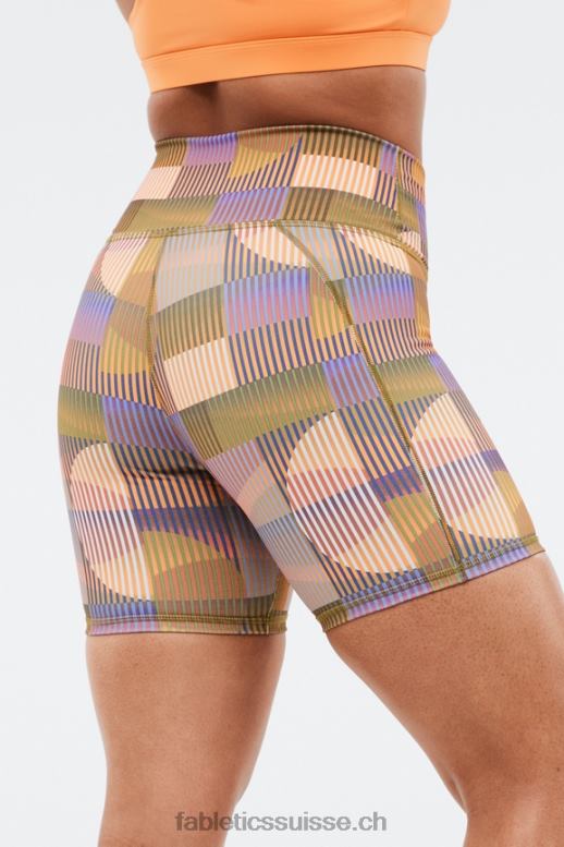 femmes Définir le short taille haute 6\'\' B0B6R582 aigrette/club d\'athlétisme Fabletics