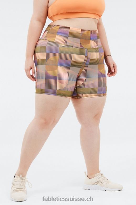 femmes Définir le short taille haute 6'' B0B6R583 évasion insulaire/club d'athlétisme Fabletics