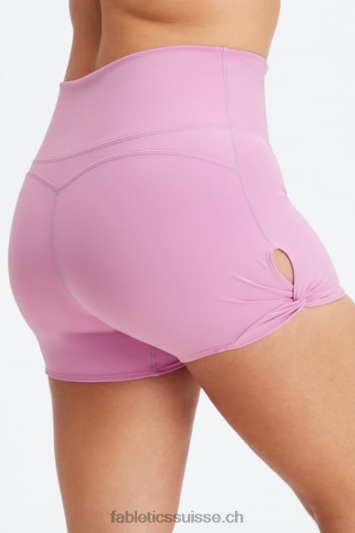 femmes Oasis Pureluxe short taille haute twist 3'' B0B6R438 noir/micro point Fabletics