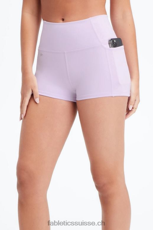 femmes Oasis pureluxe short taille haute 2'' B0B6R461 tropique/rose poudré Fabletics