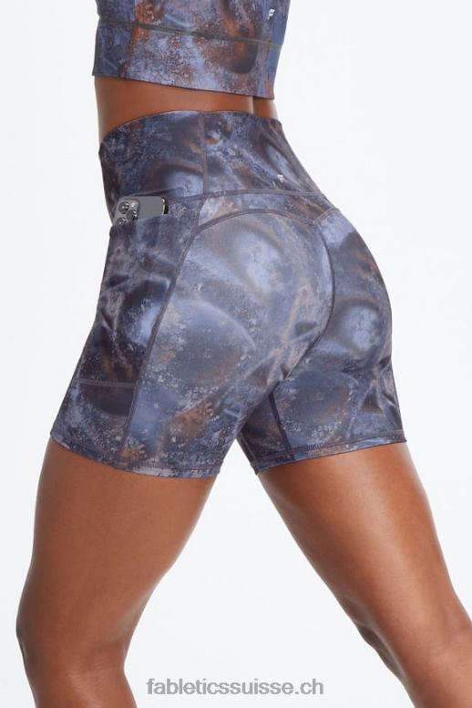 femmes Oasis pureluxe short taille haute 5'' B0B6R469 safari/ rose du désert Fabletics