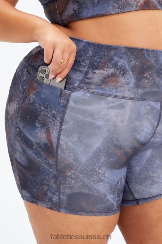 femmes Oasis pureluxe short taille haute 5\'\' B0B6R470 fjord/multiple Fabletics