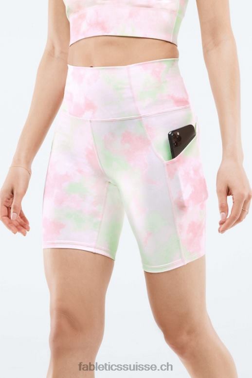 femmes Oasis short à poche taille haute 7'' B0B6R564 blanc/unité Fabletics