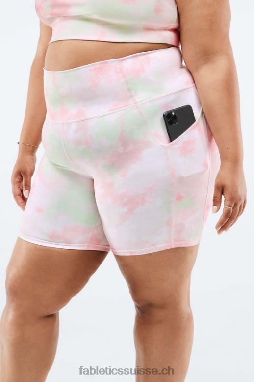femmes Oasis short à poche taille haute 7'' B0B6R565 blanc/unité Fabletics