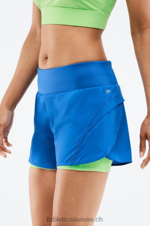 femmes austyn court B0B6R571 bleu électrique/perruche Fabletics
