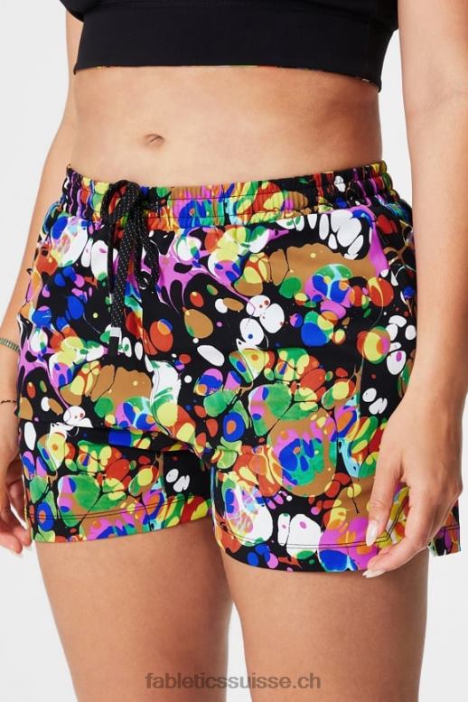 femmes celui court 3'' B0B6R239 merlot/multiple Fabletics