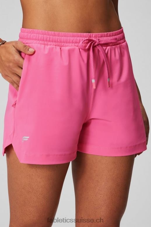 femmes celui court 3\'\' B0B6R243 gris classique chiné/blanc Fabletics