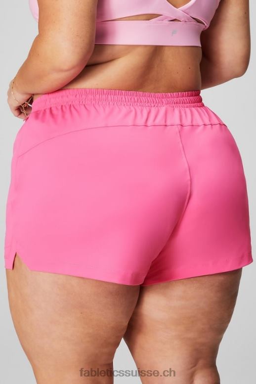 femmes celui court 3\'\' B0B6R244 gris classique chiné/blanc Fabletics
