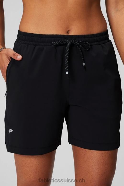 femmes celui court 5\'\' B0B6R236 marina/gris chiné/blanc Fabletics
