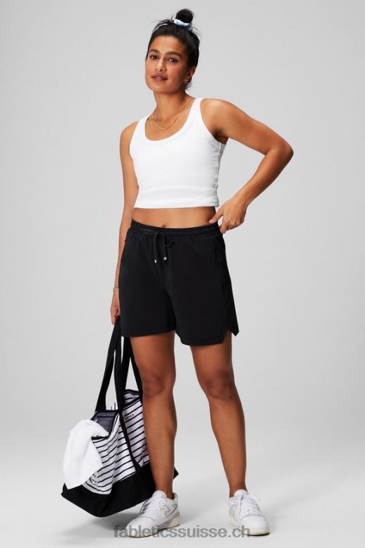 femmes celui court 5\'\' B0B6R236 marina/gris chiné/blanc Fabletics