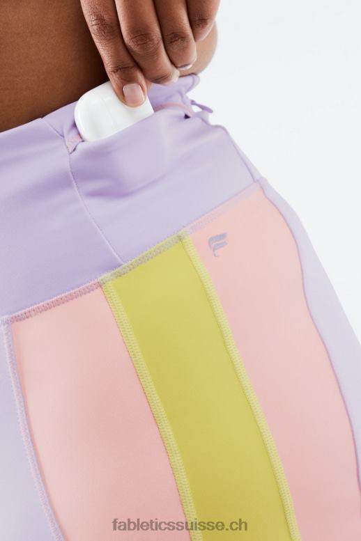 femmes court trinity taille haute 7\" B0B6R551 acajou/acajou Fabletics