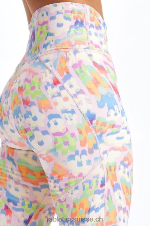 femmes définir powerhold taille haute 9\'\' court 16 B0B6R326 graffiti fleuri/noir Fabletics