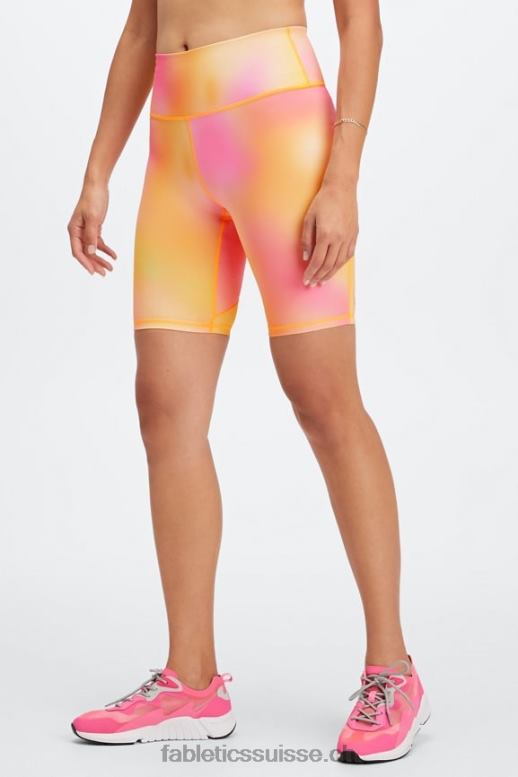 femmes définir powerhold taille haute 9\'\' court 17 B0B6R330 gris moyen/fantôme Fabletics