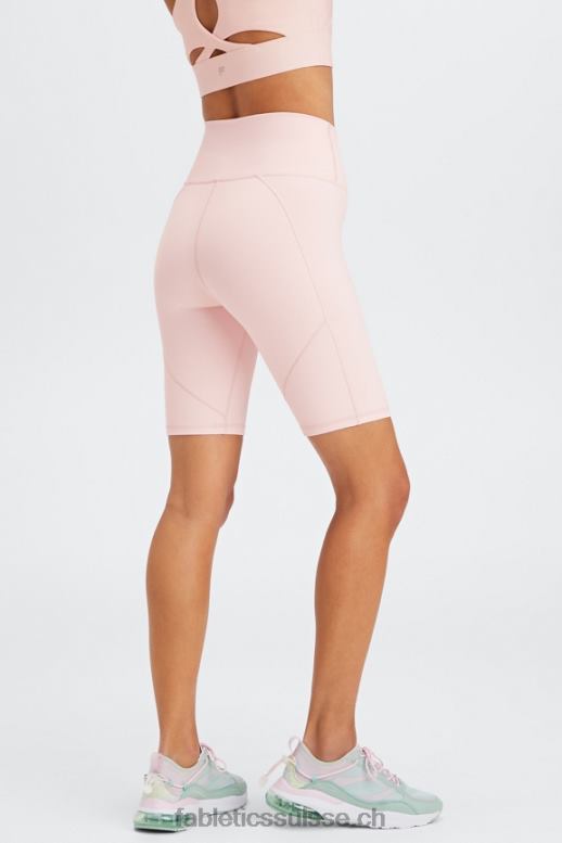 femmes définir powerhold taille haute 9'' court 17 B0B6R331 gris moyen/fantôme Fabletics