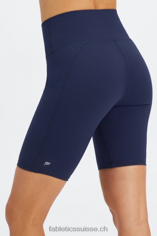 femmes définir powerhold taille haute 9'' court 17 B0B6R332 violet gris/aubergine foncée Fabletics