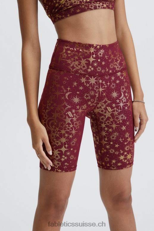 femmes définir powerhold taille haute 9'' court 19 B0B6R339 bois de santal/kaki/argent réfléchissant Fabletics