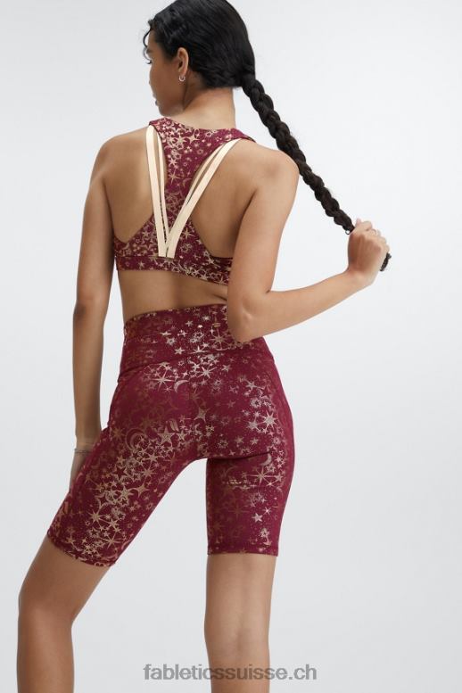 femmes définir powerhold taille haute 9\'\' court 19 B0B6R339 bois de santal/kaki/argent réfléchissant Fabletics