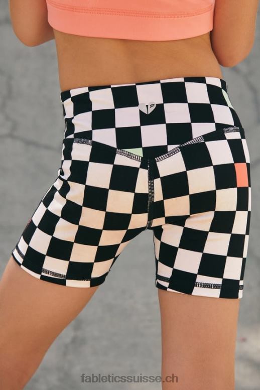 femmes mini short taille haute partout B0B6R488 nouvelle vague florale/poussée Fabletics
