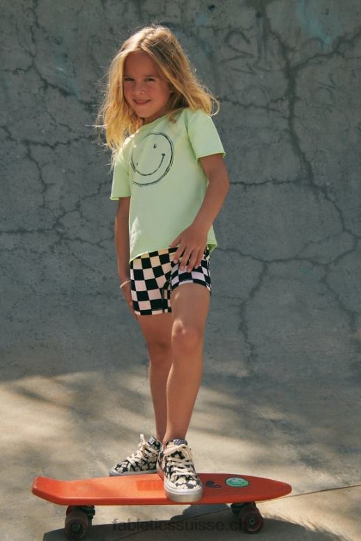 femmes mini short taille haute partout B0B6R488 nouvelle vague florale/poussée Fabletics