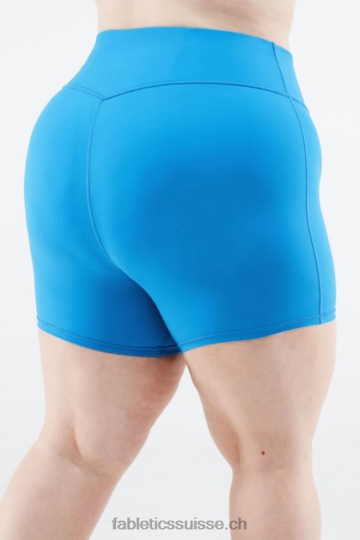 femmes n'importe où motion365 short taille haute 6'' B0B6R474 logo noir/blanc classique Fabletics