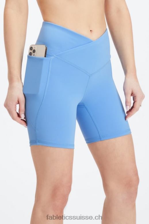 femmes oasis pureluxe hw crossover 6'' court B0B6R313 évasion extrême royal/rose/graphique Fabletics