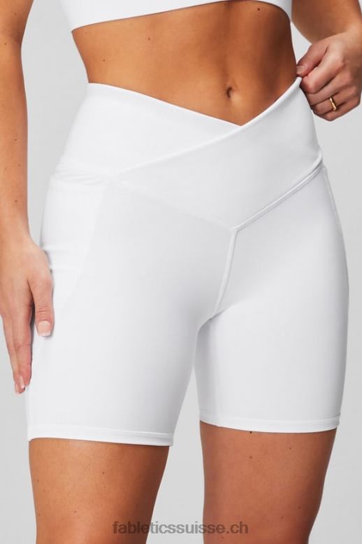 femmes oasis pureluxe hw crossover 6'' court B0B6R314 palmier vert chanceux/blanc classique Fabletics