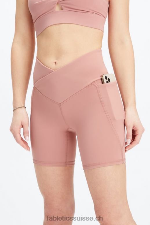 femmes oasis pureluxe hw crossover 6'' court B0B6R318 impression/côte du golfe Fabletics
