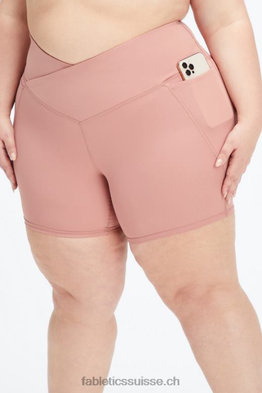 femmes oasis pureluxe hw crossover 6'' court B0B6R319 fard à joues rouge/crème au beurre rose Fabletics