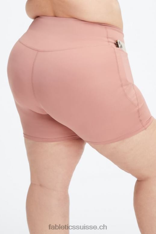 femmes oasis pureluxe hw crossover 6\'\' court B0B6R319 fard à joues rouge/crème au beurre rose Fabletics