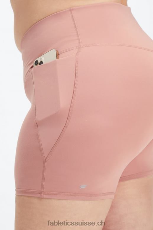 femmes oasis pureluxe hw crossover 6\'\' court B0B6R319 fard à joues rouge/crème au beurre rose Fabletics