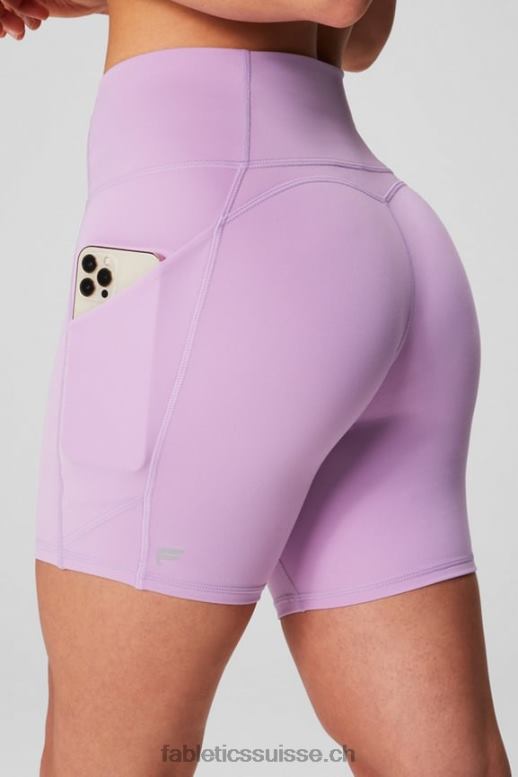 femmes oasis pureluxe short taille haute 6'' 11 B0B6R289 feu de joie/coucher de soleil/éclat de cerise Fabletics