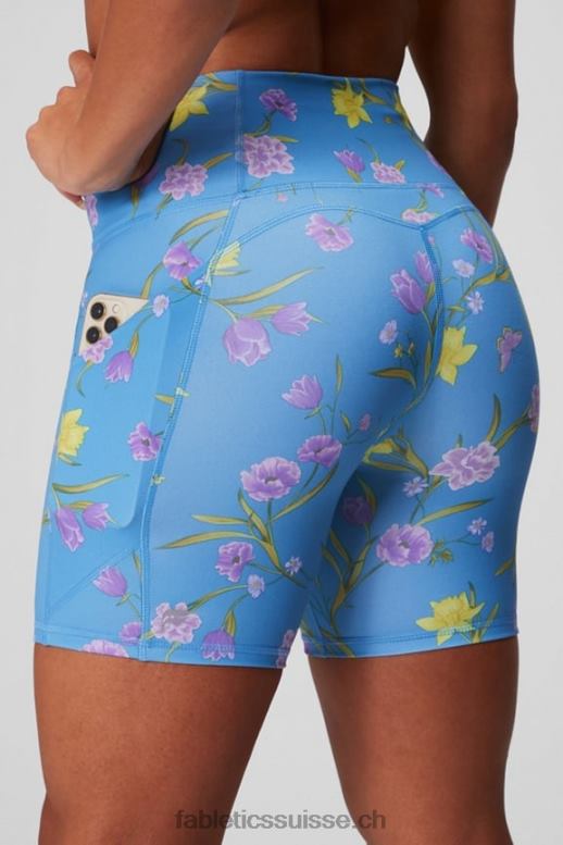 femmes oasis pureluxe short taille haute 6'' 11 B0B6R290 feu de joie/coucher de soleil/éclat de cerise Fabletics